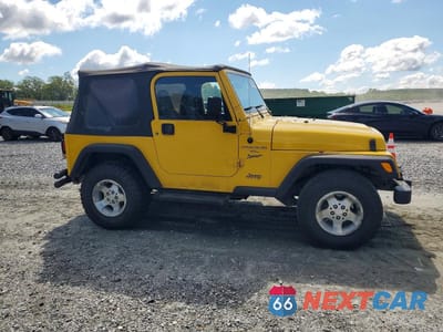 Czwarte zdjęcie samochodu z boku: 2001 JEEP WRANGLER / TJ SPORT VIN:1J4FA49S51P325149 - miniatura