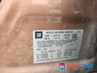 Zdjęcie 13 z 13 samochodu: 2016 BUICK ENCORE VIN:KL4CJASBXGB749072 - miniatura