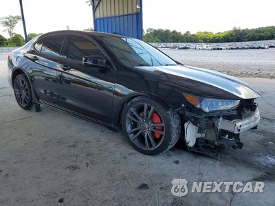Czwarte zdjęcie samochodu z boku: 2019 ACURA TLX TECHNOLOGY VIN:19UUB1F6XKA005752 - miniatura