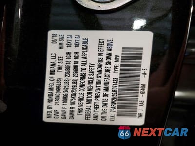 Zdjęcie 13 z 13 samochodu: 2018 HONDA CR-V EX VIN:7FARW2H59JE071433 - miniatura