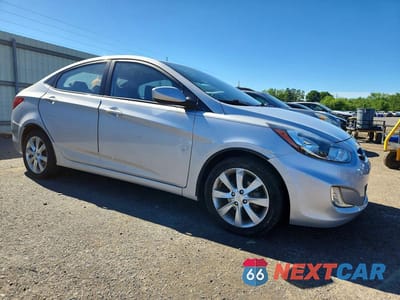 Czwarte zdjęcie samochodu z boku: 2012 HYUNDAI ACCENT GLS VIN:KMHCU4AEXCU071704 - miniatura