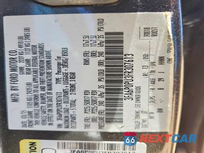 Zdjęcie 12 z 12 samochodu: 2015 FORD FUSION SE PHEV VIN:3FA6P0PU3FR307613 - miniatura