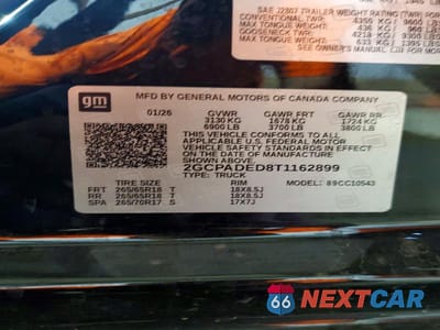 Zdjęcie 12 z 12 samochodu: 2026 CHEVROLET SILVERADO C1500 RST VIN:2GCPADED8T1162899 - miniatura