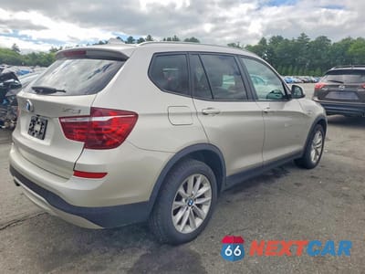 Trzecie zdjęcie samochodu z tyłu: 2016 BMW X3 XDRIVE28I VIN:5UXWX9C59G0D67220 - miniatura
