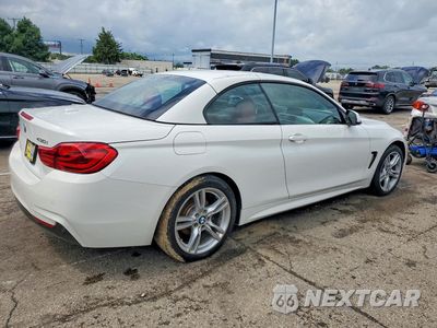Trzecie zdjęcie samochodu z tyłu: 2019 BMW 430XI VIN:WBA4Z3C53KEF31330 - miniatura