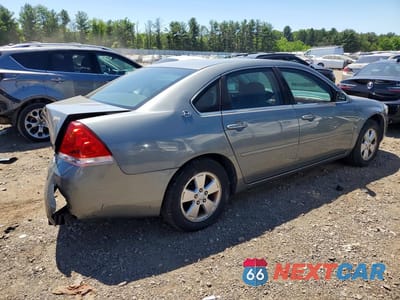 Trzecie zdjęcie samochodu z tyłu: 2008 CHEVROLET IMPALA LT VIN:2G1WT58N989103197 - miniatura