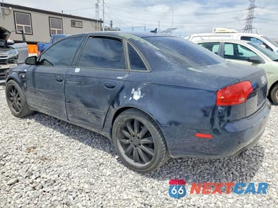 Drugie zdjęcie samochodu z przodu: 2007 AUDI A4 2 VIN:WAUAF78E37A001270 - miniatura