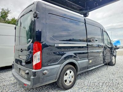 Trzecie zdjęcie samochodu z tyłu: 2017 FORD TRANSIT 250 DELIVERY VAN VIN:1FTYR2CM7HKB04830 - miniatura