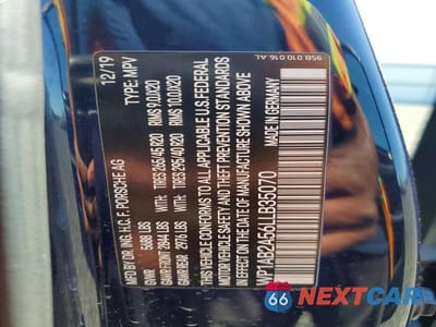 Zdjęcie 13 z 13 samochodu: 2020 PORSCHE MACAN S VIN:WP1AB2A56LLB35070 - miniatura
