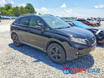 Czwarte zdjęcie samochodu z boku: 2010 LEXUS RX 350 VIN:2T2BK1BA3AC013178 - miniatura