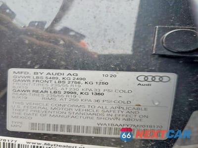 Zdjęcie 14 z 14 samochodu: 2021 AUDI Q5 PREMIUM PLUS VIN:WA1BAAFY7M2018170 - miniatura