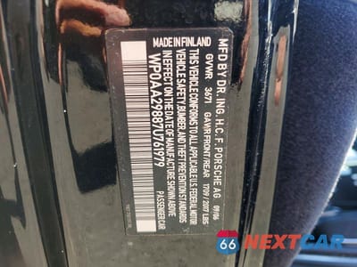 Zdjęcie 12 z 12 samochodu: 2007 PORSCHE CAYMAN VIN:WP0AA29887U761979 - miniatura