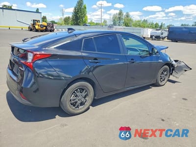 Trzecie zdjęcie samochodu z tyłu: 2022 TOYOTA PRIUS LE VIN:JTDKAMFU3N3179342 - miniatura