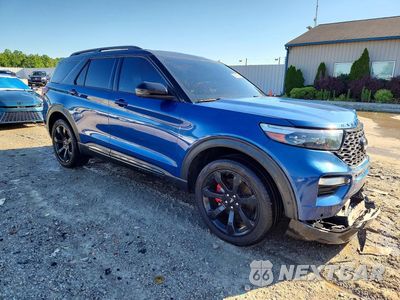 Czwarte zdjęcie samochodu z boku: 2020 FORD EXPLORER ST VIN:1FM5K8GC5LGA24252 - miniatura