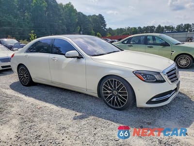 Czwarte zdjęcie samochodu z boku: 2019 MERCEDES-BENZ S 560 4MATIC VIN:WDDUG8GBXKA490467 - miniatura