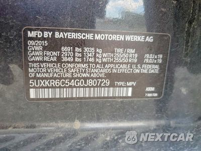 Zdjęcie 13 z 13 samochodu: 2016 BMW X5 XDRIVE50I VIN:5UXKR6C54G0J80729 - miniatura