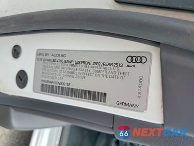Zdjęcie 12 z 12 samochodu: 2017 AUDI A4 PREMIUM PLUS VIN:WAUENAF41HN000138 - miniatura