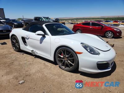 Czwarte zdjęcie samochodu z boku: 2014 PORSCHE BOXSTER S VIN:WP0CB2A82ES141350 - miniatura