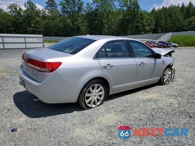 Trzecie zdjęcie samochodu z tyłu: 2010 LINCOLN MKZ VIN:3LNHL2GC8AR622932 - miniatura