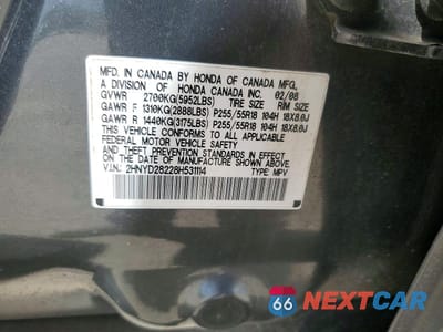 Zdjęcie 13 z 13 samochodu: 2008 ACURA MDX VIN:2HNYD28228H531114 - miniatura