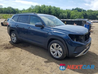 Czwarte zdjęcie samochodu z boku: 2021 VOLKSWAGEN ATLAS SE VIN:1V2KR2CAXMC607220 - miniatura
