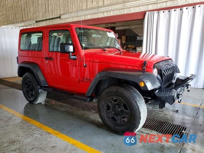 Czwarte zdjęcie samochodu z boku: 2017 JEEP WRANGLER SPORT VIN:1C4AJWAG3HL553705 - miniatura