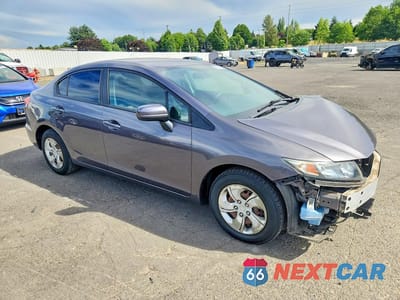 Czwarte zdjęcie samochodu z boku: 2014 HONDA CIVIC LX VIN:19XFB2F54EE243196 - miniatura