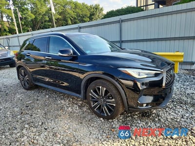 Czwarte zdjęcie samochodu z boku: 2021 INFINITI QX50 LUXE VIN:3PCAJ5BB2MF124209 - miniatura