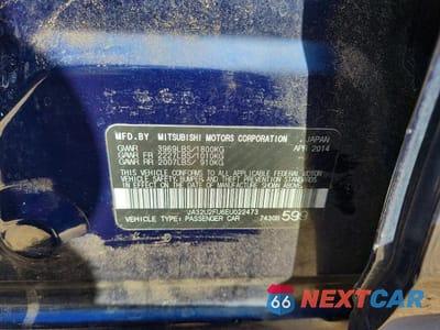 Zdjęcie 12 z 12 samochodu: 2014 MITSUBISHI LANCER ES VIN:JA32U2FU6EU022473 - miniatura