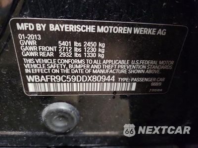 Zdjęcie 12 z 12 samochodu: 2013 BMW 550 I VIN:WBAFR9C59DDX80944 - miniatura