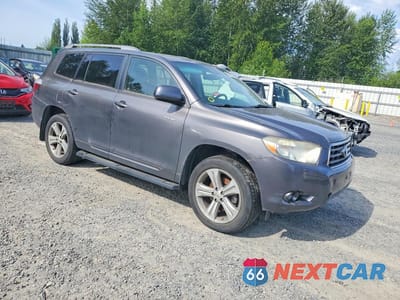 Czwarte zdjęcie samochodu z boku: 2008 TOYOTA HIGHLANDER SPORT VIN:JTEES43A582057933 - miniatura