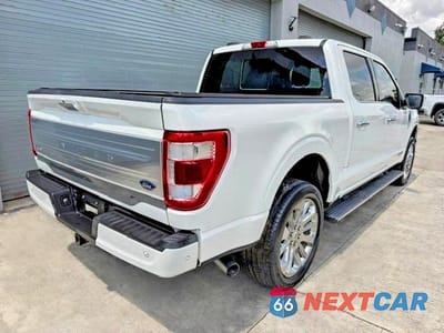Trzecie zdjęcie samochodu z tyłu: 2021 FORD F150 SUPERCREW VIN:1FTFW1ED9MFB46636 - miniatura
