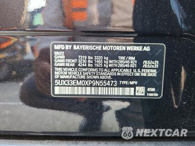 Zdjęcie 14 z 14 samochodu: 2023 BMW X7 M60I VIN:5UX33EM0XP9N55473 - miniatura
