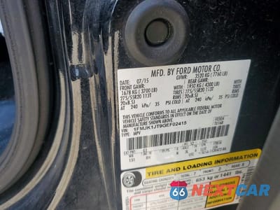 Zdjęcie 13 z 13 samochodu: 2016 FORD EXPEDITION EL XLT VIN:1FMJK1JT9GEF02415 - miniatura