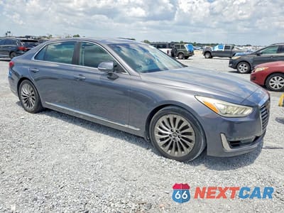 Czwarte zdjęcie samochodu z boku: 2017 GENESIS G90 PREMIUM VIN:KMHG34JA0HU022990 - miniatura