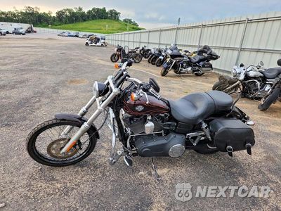 Trzecie zdjęcie samochodu z tyłu: 2014 HARLEY-DAVIDSON FXDWG DYNA WIDE GLIDE VIN:1HD1GPM1XEC305361 - miniatura