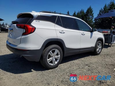 Trzecie zdjęcie samochodu z tyłu: 2018 GMC TERRAIN SLE VIN:3GKALTEV7JL410367 - miniatura