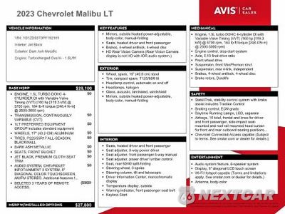 Zdjęcie 12 z 13 samochodu: 2023 CHEVROLET MALIBU LT VIN:1G1ZD5ST0PF192181 - miniatura