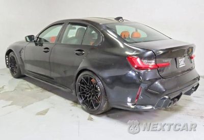 Czwarte zdjęcie samochodu z boku: 2021 BMW M3 COMPETITION VIN:WBS33AY01MFK86175 - miniatura