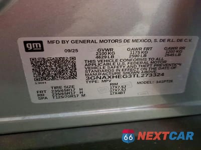 Zdjęcie 13 z 13 samochodu: 2026 CHEVROLET EQUINOX LT VIN:3GNAXHEG3TL273324 - miniatura