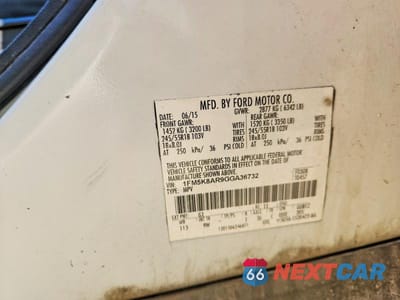 Zdjęcie 13 z 13 samochodu: 2016 FORD EXPLORER POLICE INTERCEPTOR VIN:1FM5K8AR9GGA36732 - miniatura