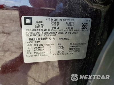 Zdjęcie 13 z 13 samochodu: 2017 GMC ACADIA SLE VIN:1GKKNKLA8HZ177174 - miniatura