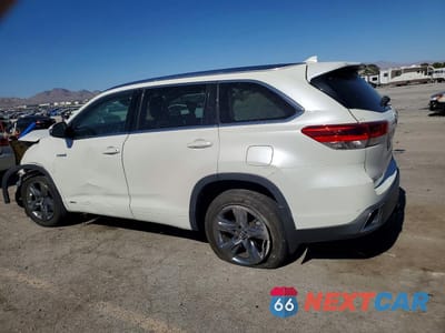 Drugie zdjęcie samochodu z przodu: 2019 TOYOTA HIGHLANDER HYBRID LIMITED PLATINUM VIN:5TDDGRFH0KS059077 - miniatura