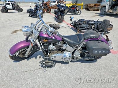 Trzecie zdjęcie samochodu z tyłu: 2011 HARLEY-DAVIDSON FLSTN VIN:1HD1JD518BB027737 - miniatura