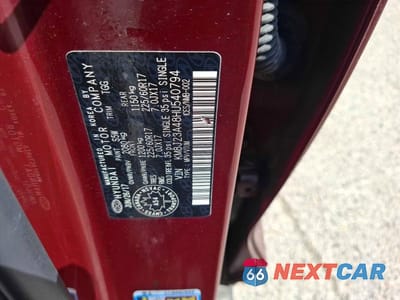 Zdjęcie 10 z 10 samochodu: 2017 HYUNDAI TUCSON SE VIN:KM8J23A48HU540794 - miniatura