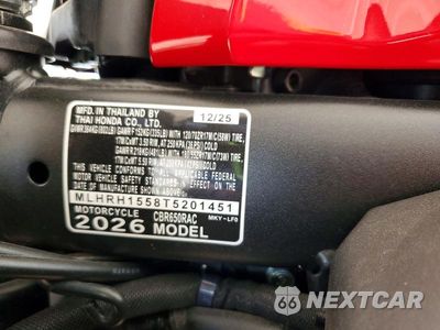 Zdjęcie 9 z 9 samochodu: 2026 HONDA CBR650 R VIN:MLHRH1558T5201451 - miniatura