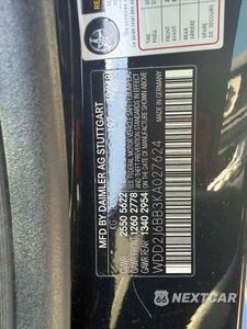 Zdjęcie 10 z 10 samochodu: 2019 MERCEDES-BENZ CLS AMG 53 4MATIC VIN:WDD2J6BB3KA027624 - miniatura