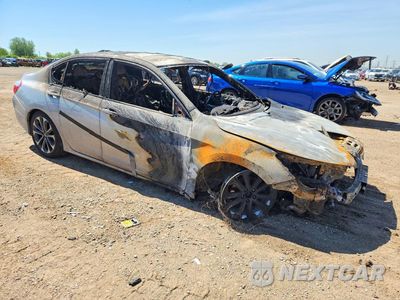 Czwarte zdjęcie samochodu z boku: 2015 HONDA ACCORD SPORT VIN:1HGCR2F53FA187286 - miniatura