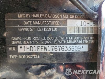 Zdjęcie 10 z 10 samochodu: 2006 HARLEY-DAVIDSON FLHTCI VIN:1HD1FFW176Y633609 - miniatura
