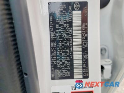 Zdjęcie 12 z 12 samochodu: 2025 TOYOTA CAMRY LE VIN:4T1DAACK3SU571362 - miniatura